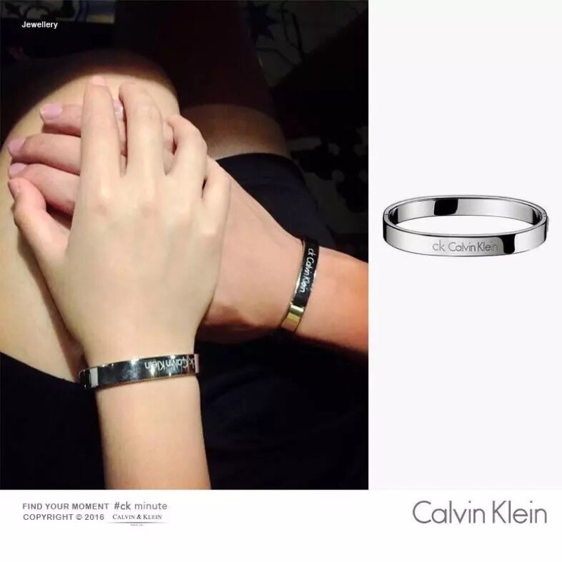 Calvin Klein Bracelet simple 18K rose gold birthday present couples CK  bracelet w5cD | Shopee Thailand