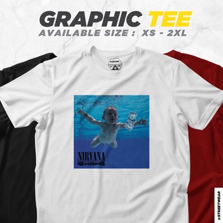 [UNISEX] เสื้อยืด ลายวง NIRVANA