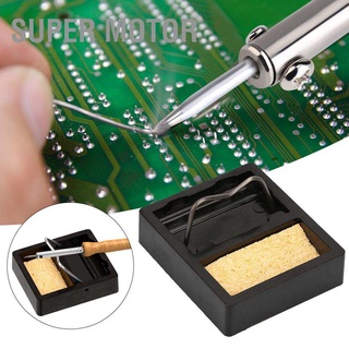 Super Motor Mini Electric Soldering Iron Stand Holder with Sponge 600 ℃ High Temperature Resistant