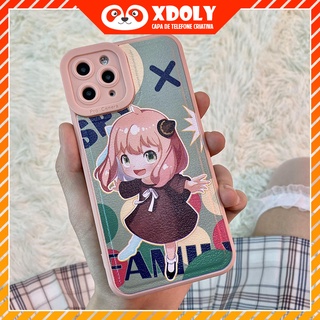 SPY×FAMILY Anya Forger เคสโทรศัพท์มือถือหนัง ลายการ์ตูนอนิเมะ Peanut Ania น่ารัก สําหรับ iPhone 14 max 13 12mini 11 pro xr x xsmax 7 8plus 6plus 6s 6 se2020