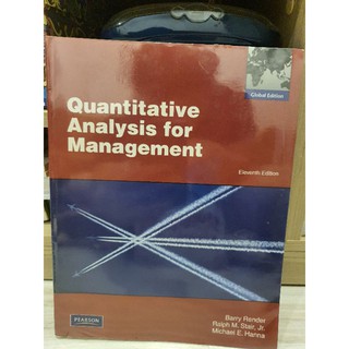 แหล่งขายและราคาQuantitative Analysis for Management (English Book)อาจถูกใจคุณ