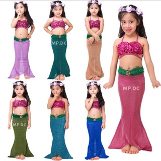 (ส่งฟรี/พร้อมส่ง)Mermaid Swim ชุดนางเงือก รุ่น Mermaid Forest