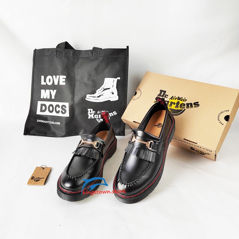 ดร. Martens รองเท้าโลฟเฟอร์ Martin รองเท้าหนัง Unisex คู่ผู้ชายรองเท้าแฟชั่นผู้หญิงขนาด 35- 46