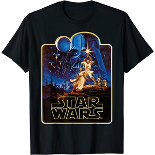 เสื้อยืดที่คุณต้องการเสื้อยืด พิมพ์ลายกราฟฟิค Star Wars สไตล์วินเทจขนาดเต็มS-5XL