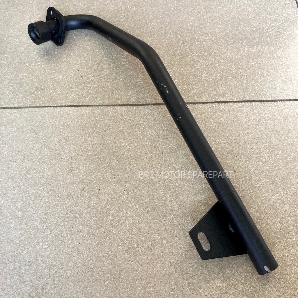 WAVE110 - DASH110 v1 MANIFOLD ( STANDARD ) คอท่อไอเสีย, ท่อหน้า Wave Dash พร้อมวงเล็บ BLACK STD