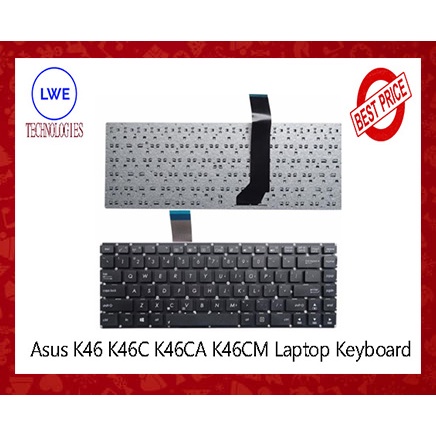 แป้นพิมพ์แล็ปท็อป Asus K46 K46C K46CA K46CM