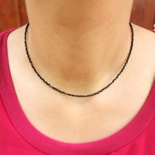 Jewelry By Heart : สร้อยคอหินนิลดำ เลือกความยาวได้ มินิมอลเหมาะกับทุกลุค 📿