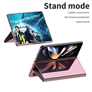 Mirror Clear Case สําหรับ Samsung Galaxy Z Fold8/Fold7/Fold6/5/4/3 Shell Full Protection