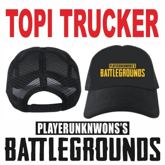 หมวกรถบรรทุกตาข่าย Pubg BATTLE GROUND