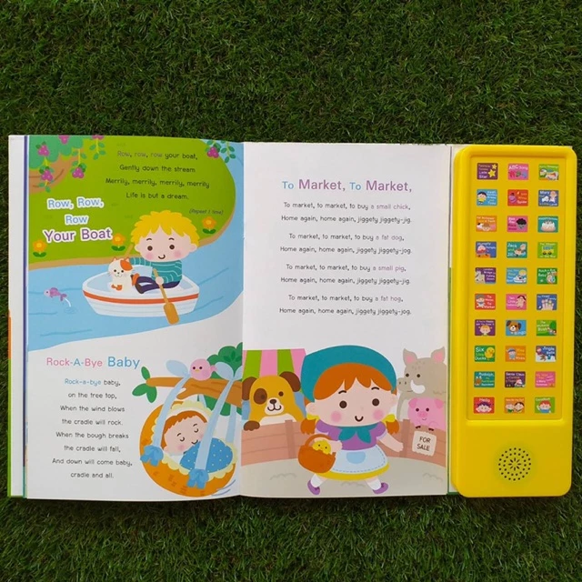 หนังสือเสียงเล่ม Song -- Sound Book Songs for Kids ของแท้ -- หนังสือเสียงที่เสียงดีที่สุด เสียงใส สำเนียงเป๊ะ มี 30 เพลง thumbnail 7