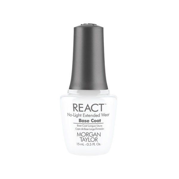 Morgan Taylor React Extended Wear Base Coat.เบสโค้ดสีธรรมดา และสีกึ่งเจลติดทนนานกว่า 10 วัน