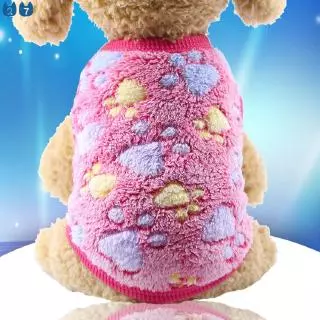 ขนาด XXS-XL Warm Cartoon Pet Dog Cat Rabbits เสื้อผ้า