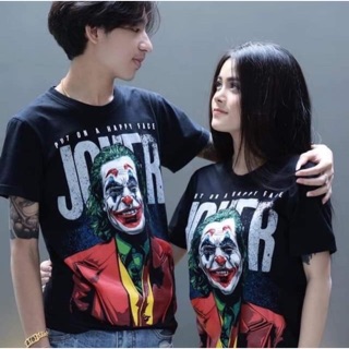 Ne_Joker เสื้อยืดคอกลม สกรีนรูปJoker