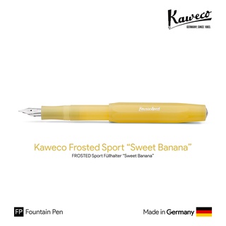 Kaweco Frosted Sport "Sweet Banana" Fountain Pen - ปากกาหมึกซึมคาเวโก้ฟรอสต์สปอร์ต สีเหลืองพาสเทล