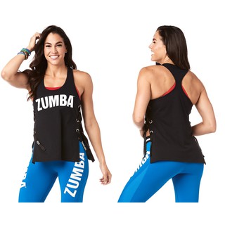 Zumba Keep Dancing Laced Up Tank (เสื้อกล้ามออกกำลังกายซุมบ้า)