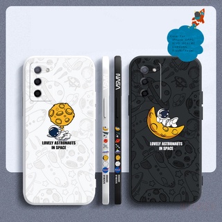 เคส Samsung S20 Case S10 S21 S21PLUS S21Ultra note10 note20 note10lite s20fe s21fe samsung s20 plus case samsung s21 plus โทรศัพท์มือถือ ลายนักบินอวกาศ สําหรับTKR