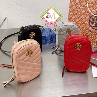 Tory Burch Kira Chevron Phone กระเป๋าหนัง กระเป๋าใส่มือถือ กระเป๋าแฟชั่น กระเป๋าสะพายไหล่ กระเป๋าสะพาย งานสวย หลากหลายสี