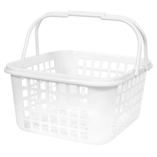 ตะกร้าใส่ของเหลี่ยม CSP 4646 สีขาว ตะกร้าใส่ของในครัว KITCHEN BASKET SQUARE CSP 4646 WHITE