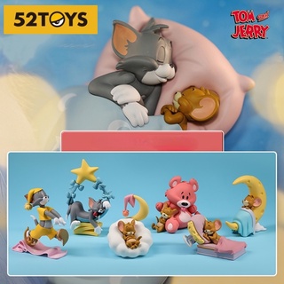 ★Hgtoys★[Optional] [ ] ของเล่นตุ๊กตา TOM and JERRY Sweet Dream Series Mystery Box 52 ของเล่นสําหรับเด็ก