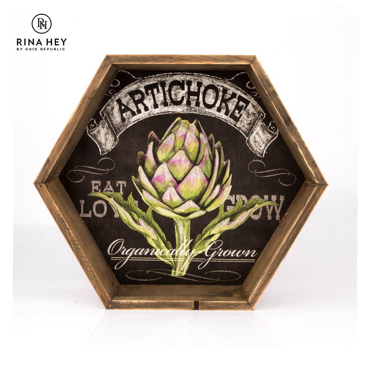 RINA HEY ลังจัดเก็บแบบหกเหลี่ยม ลังไม้ ลังใส่ของ ARTICHOKE – สี หลากสี