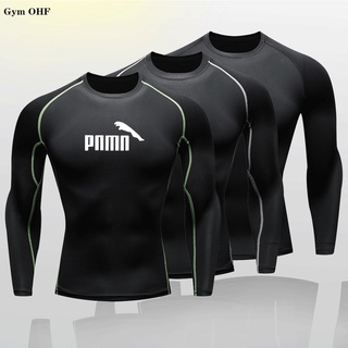 เสื้อกีฬาแขนยาว MMA Bjj Jersey Rashguard Jiu Jitsu สําหรับเด็กผู้ชาย ใส่เข้ายิม วิ่ง