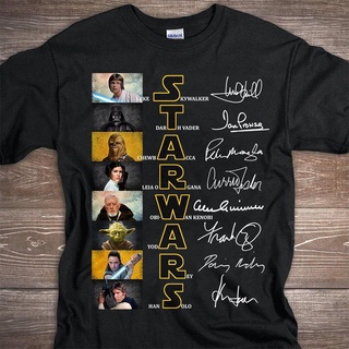 เสื้อเชิ้ต พิมพ์ลายตัวอักษร Star Wars Luke Skywalker Darth Vaderสามารถปรับแต่งได้