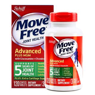 Schiff Move Free Advanced Glucosamine Chondroitin Plus MSM Joint Supplement Formula กลูโคซา สูตรอาหารเสริมร่วม