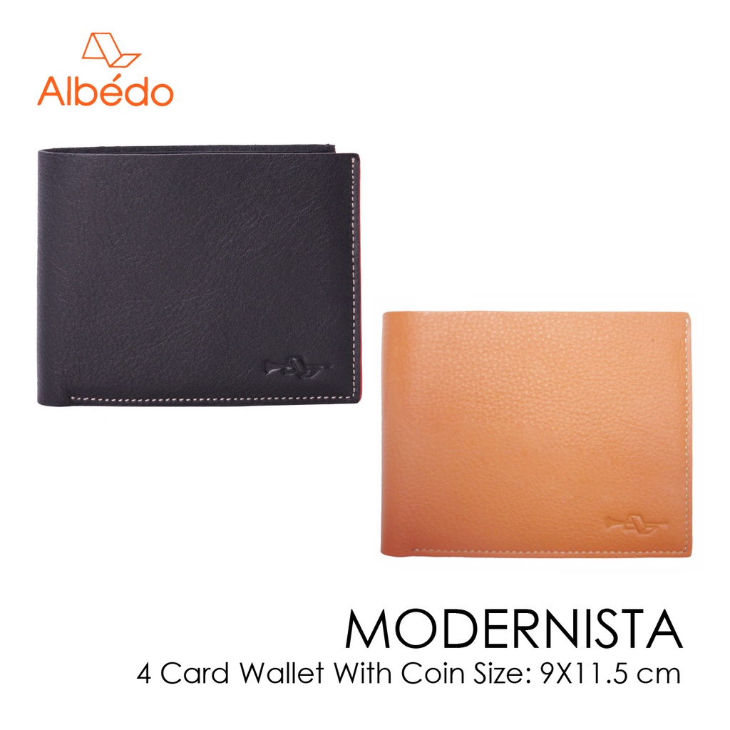 [Albedo] MODERNISTA 4 CARD WALLET WITH COIN กระเป๋าสตางค์/กระเป๋าเงิน/กระเป๋าใส่บัตร รุ่น MODERNISTA - MO01599/MO01574