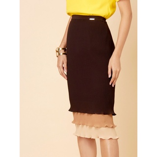 Lofficiel PLEAT SKIRT CHIFFON FR18DW