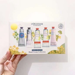 Loccitane ชุดกล่องของขวัญ ครีมทามือ 5 ชิ้น