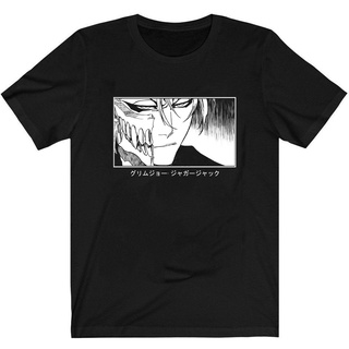 [100% Cotton] เสื้อยืด ผ้าฝ้าย พิมพ์ลายอนิเมะ Bleach Grimmjow Jaegerjaques สําหรับผู้ชาย