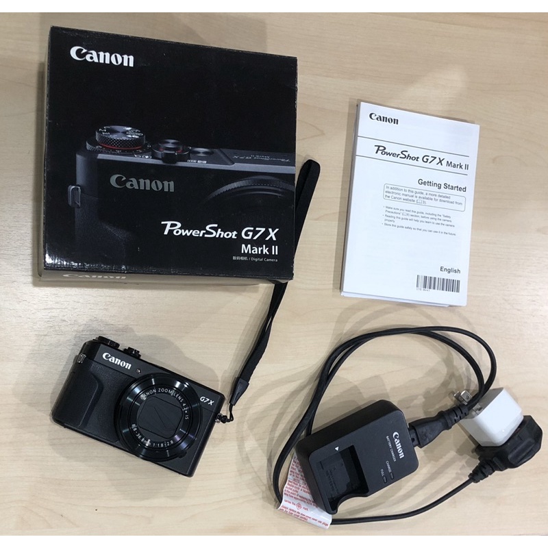 กล้อง canon g7x mark ii มือสอง สภาพดี ส่งฟรี ems