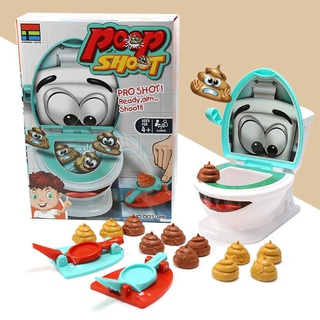 Shoot The Poop - Funny Family Game - Fast and Frenzied Flushing Poop Game for Kids