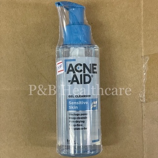 Acne-Aid Gel Cleanser Sensitive Skin 100 ml แอคเน่-เอด ผลิตภัณฑ์ทําความสะอาดผิวหน้า เนื้อเจลใส