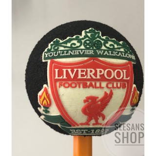 (1ชิ้น) บอลเสียบเสาอากาศรถยนต์  ลาย#Liverpool(สีดำ)​ มีน้ำหนักเบา