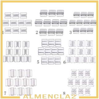 ( Almencla2 ) ตะขอชุดว่ายน้ําชุดบิกินี่แบบโลหะ 9 . 5 มม . 10 ชุด