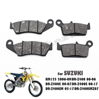 ผ้าเบรกหน้า และหลังรถจักรยานยนต์ สําหรับ Suzuki RM125 DRZ400 DRZ400E DRZ400S DRZ400SM DRZ400SMZ DRZ400 E S SM SMZ