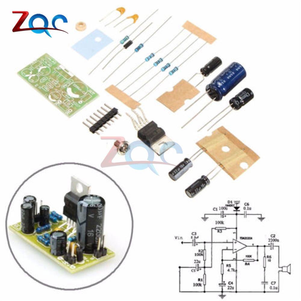 tda 2030 a แผ่นบอร์ดโมดูลขยายเสียงอิเล็กทรอนิกส์ mono 18 w dc 9-24 v สําหรับ diy kit