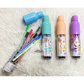 สีเมจิก ปากกาเมจิก  12 สี พร้อมกระปุก (BA067)