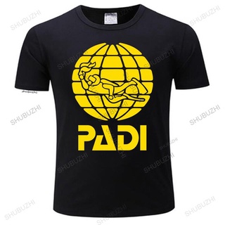 [COD]เสื้อยืด ผ้าฝ้าย พิมพ์ลาย Scuba Driver Padi แฟชั่นฤดูร้อน สําหรับผู้ชายS-5XL