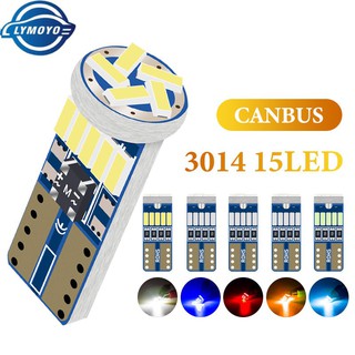 หลอดไฟเพดาน ไฟหรี่ w5wT10 canbus 15SMD 3014smd ขั้วT10 194 168 DC12V [2 ชิ้น]