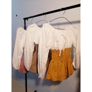 เสื้อเชิ้ตแขนยาว​ จั้มช่วงเอว