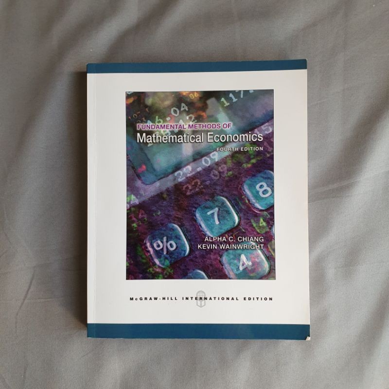 Text book 📚 Mathematical Economics