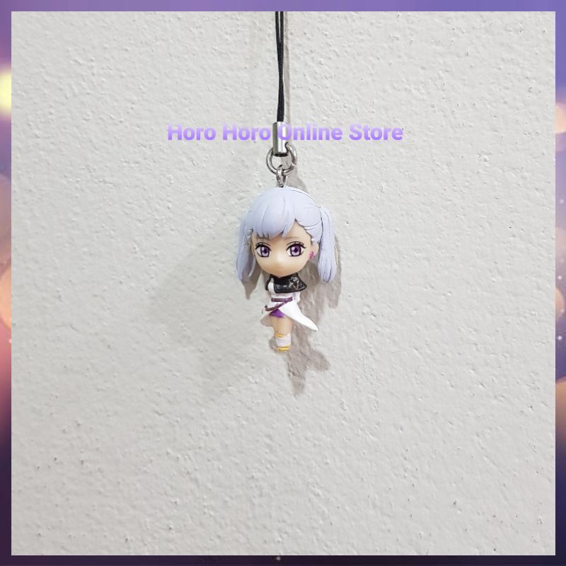 🖤💜 กาชาปอง แบล็ค โคฟเวอร์ 💜🖤 พวงกุญแจ โนเอล ซิลวา เชื้อพระวงศ์ หน่วยกระทิงดำ 💜🖤 Gashapon Black Cover