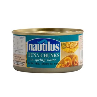 Nautilus Tuna Chunks in Spring Water 185g