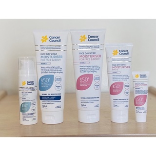 พร้อมส่ง!!! Cancer Council Face Day Wear Moisturiser Matte Invisible SPF50 (75ml.และ150ml.)