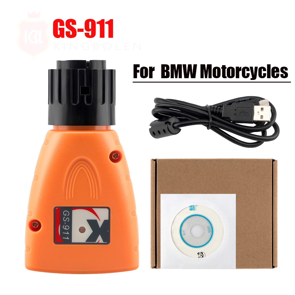 เครื่องมือวิเคราะห์ฉุกเฉิน GS 911 สําหรับ BMW OBD2 GS-911 V1006.3 สําหรับรถจักรยานยนต์ BMW GS911