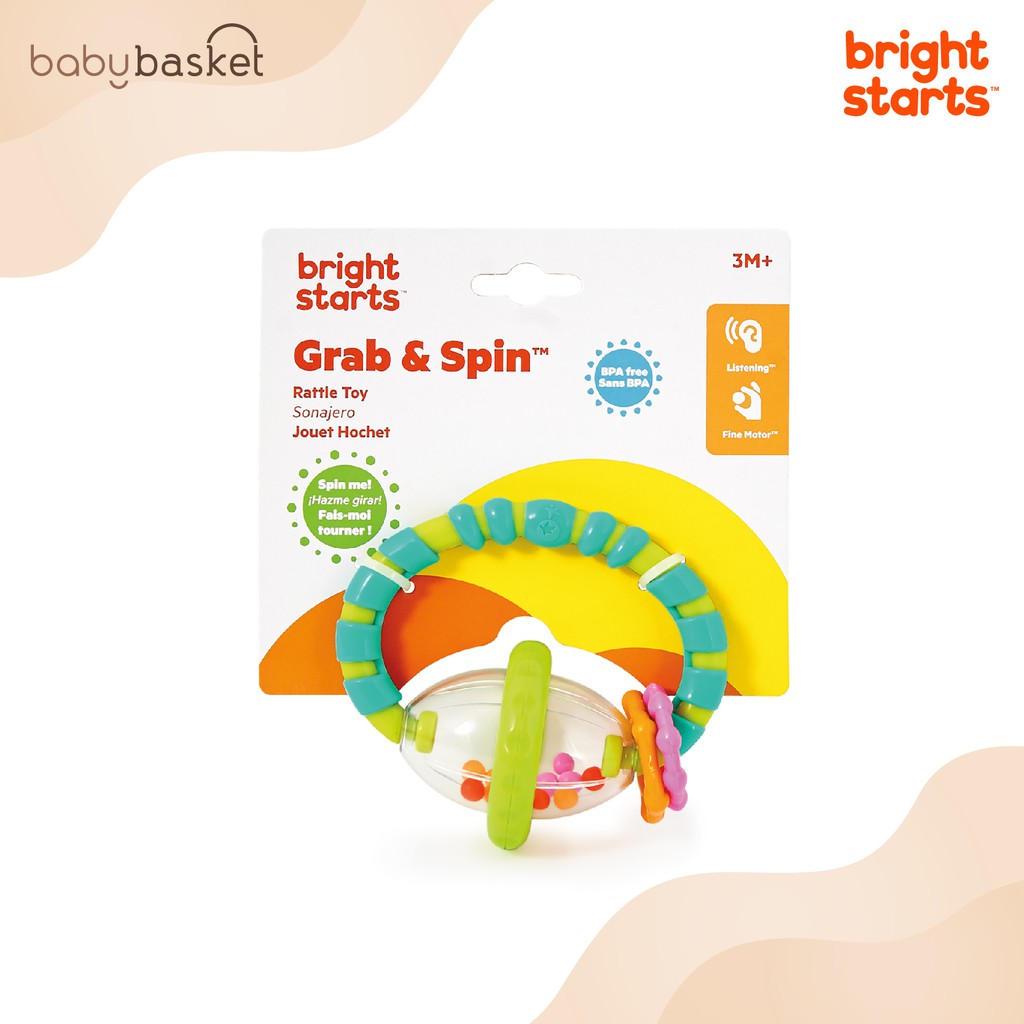 Bright Starts خشخيشة Grab & Spin — صورة 4