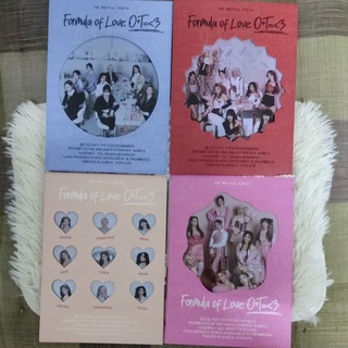 อัลบั้มเปล่า Formula of love TWICE O+T=&lt;3