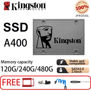 【จัดส่งในพื้นที่】SSD 120GB/240GB/480GB/960GB (เอสเอสดี) A400 SATA III 2.5” ( SA400S37/480G ) - รับประกัน 3 ปี
